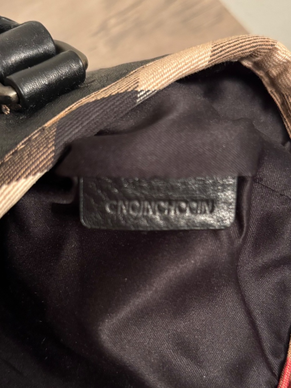 Burberry black leather bag, authentic vintage - Picture 14 of 14